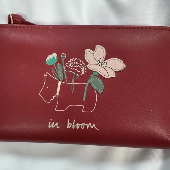 RADLEY LONDON Red Wallet with Floral Design - Picture 2 of 4